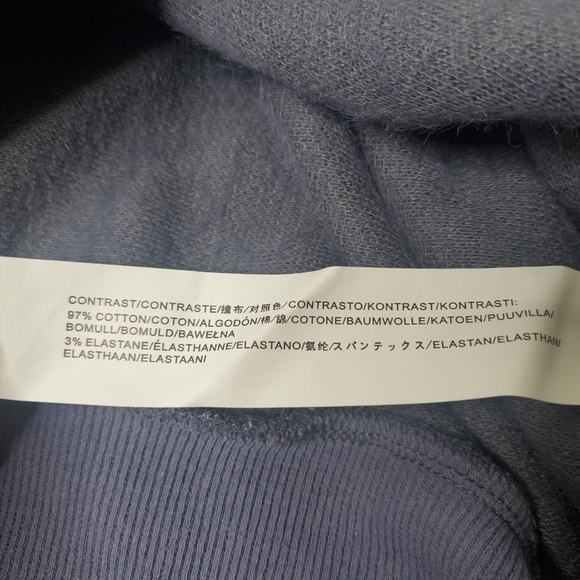 J.O.A. Large Fuzzy Shirt Blue - Picture 5 of 5